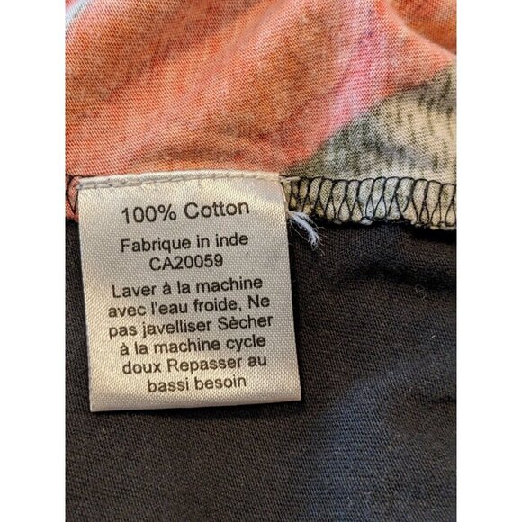 Parsley & Sage Blouse Top Women XL Tunic Artsy Art To Wear Lagenlook Hippie Boho - Picture 7 of 7